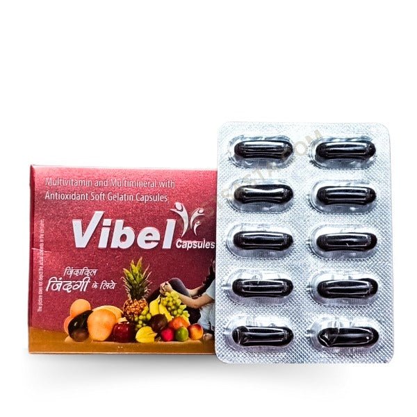 Well being Nutrition Vibel Multivitamin Multimineral with Antioxidant soft Gelatin Capsule - Bestsata wholesale medicine supplier offering Medicine